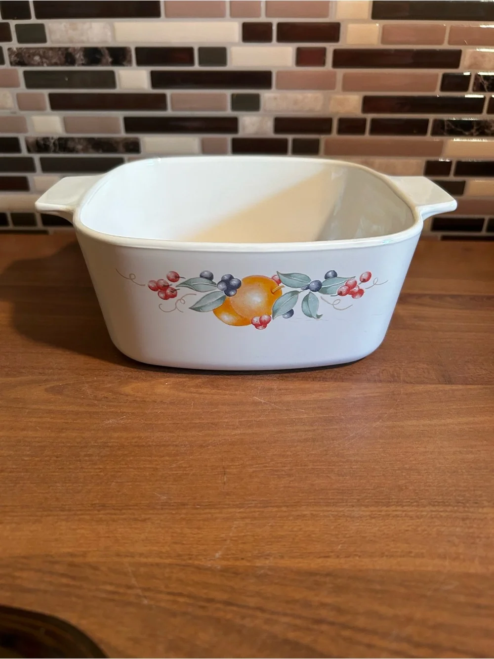 Vintage Corningware Abundance 1.5 Quart Casserole Dish
